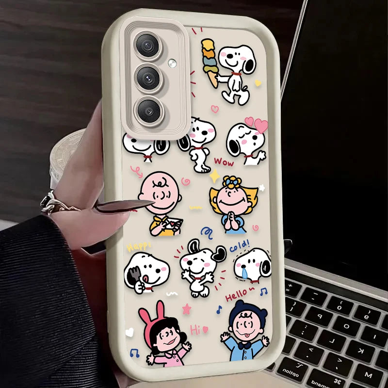 Snoopy Flower Samsung Case