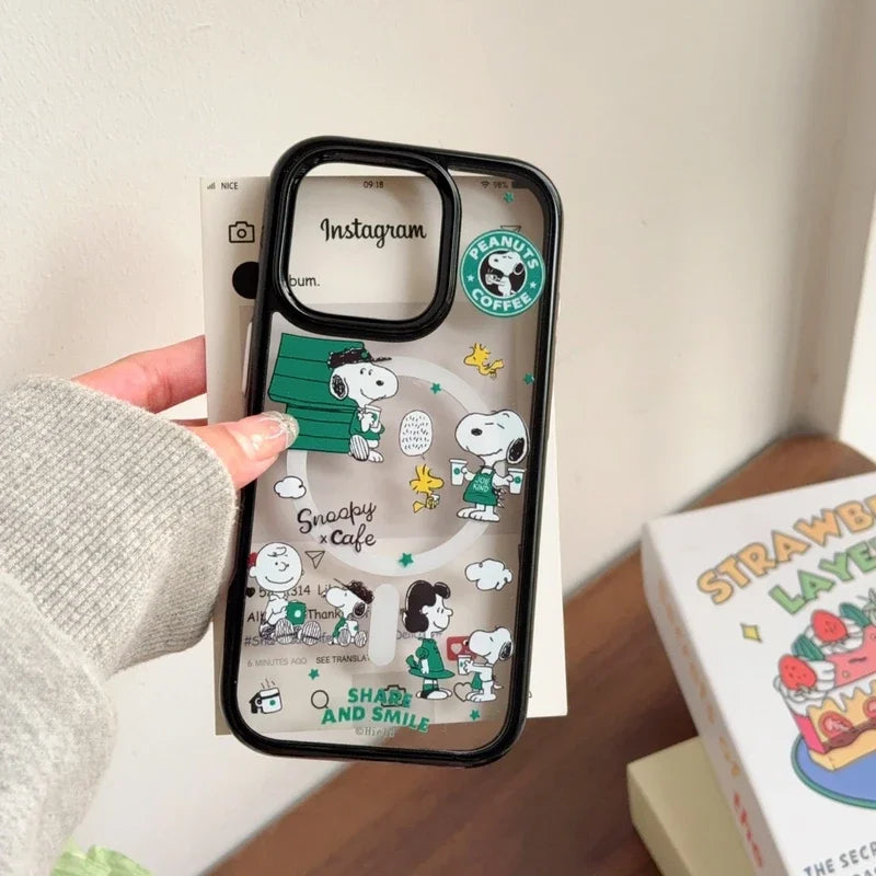 Snoopy & Charlie Brown Magsafe Phone Case