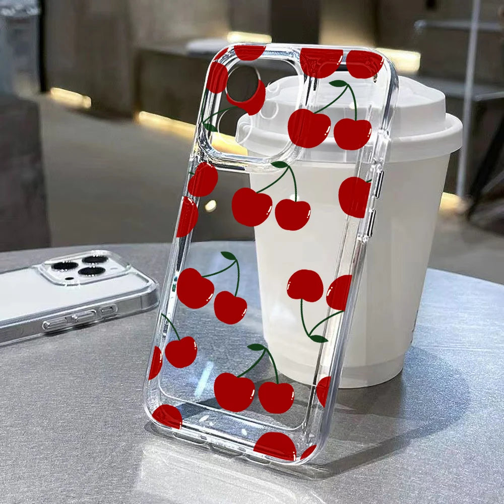 Cute Pattern Clear iPhone Case