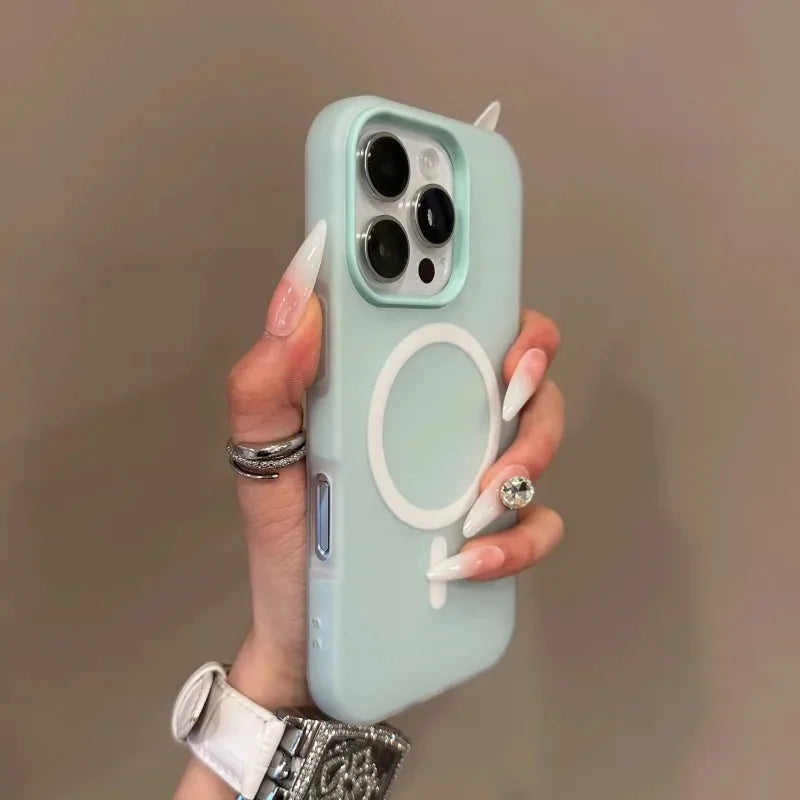 Candy Color 2-in-1 Magsafe Phone Case for iPhone