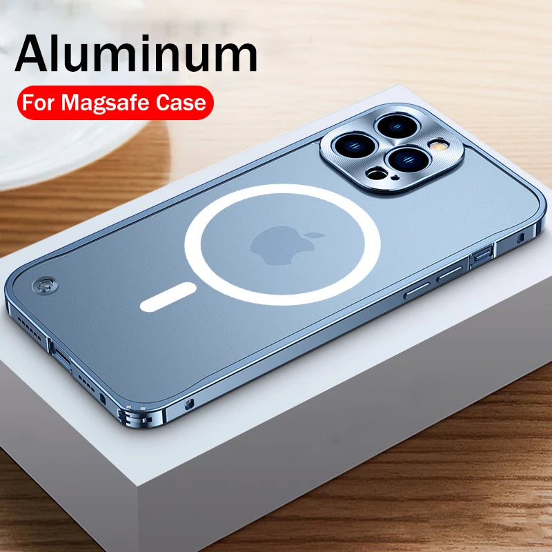 Aluminum Magnetic Case for iPhone