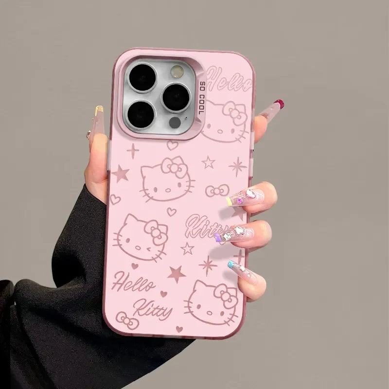 Hello Kitty Star Full Screen Cute Case for iPhone