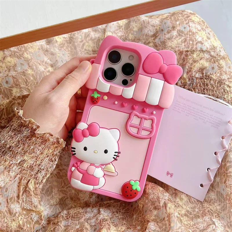 Hello Kitty Dessert Story Phone Case with Strap