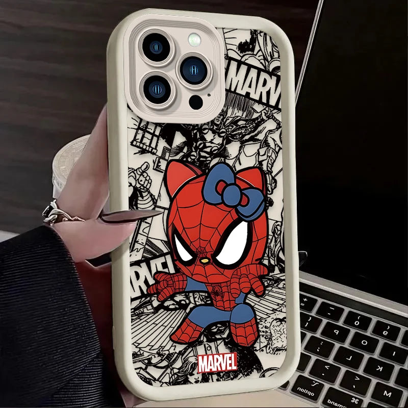 Spider-Man & Hello Kitty Phone Case