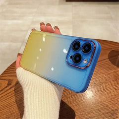 Gradient Rainbow Clear Case for iPhone