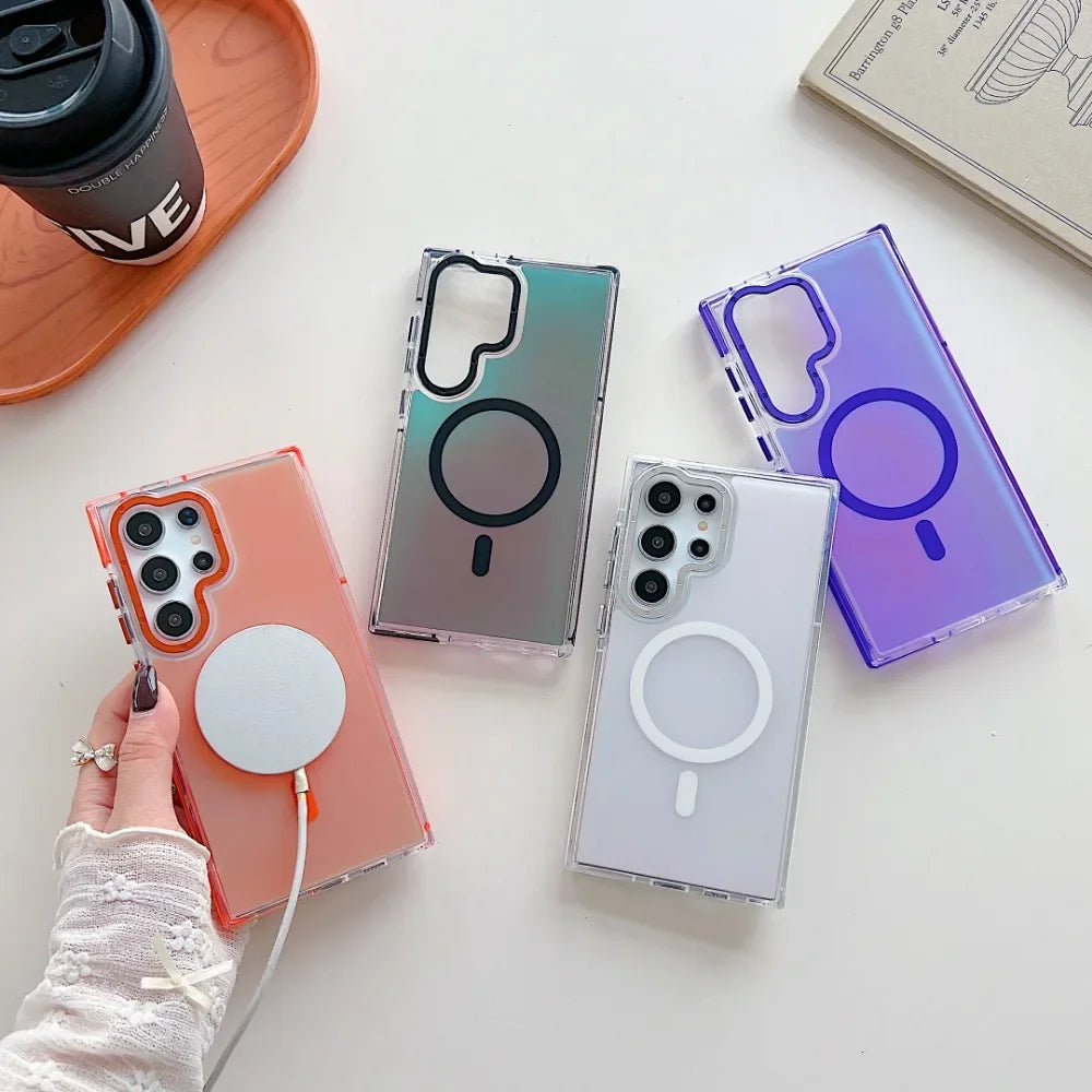 MagSafe Gradient Lens Case for Samsung Galaxy