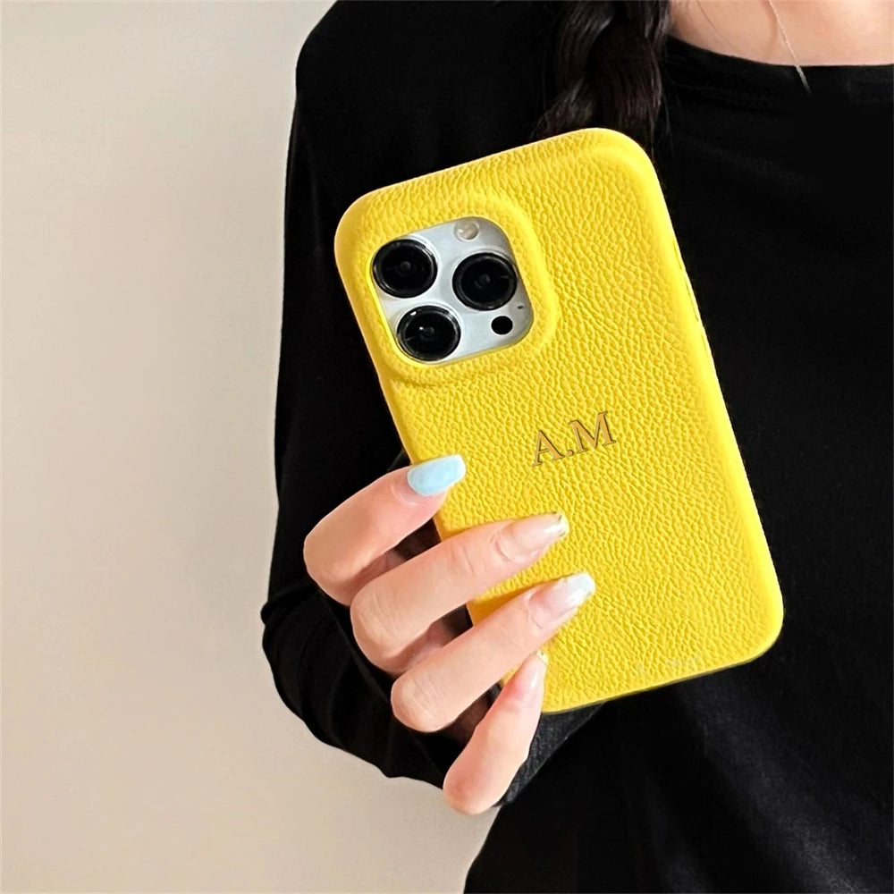 Custom Leather Case for iPhone