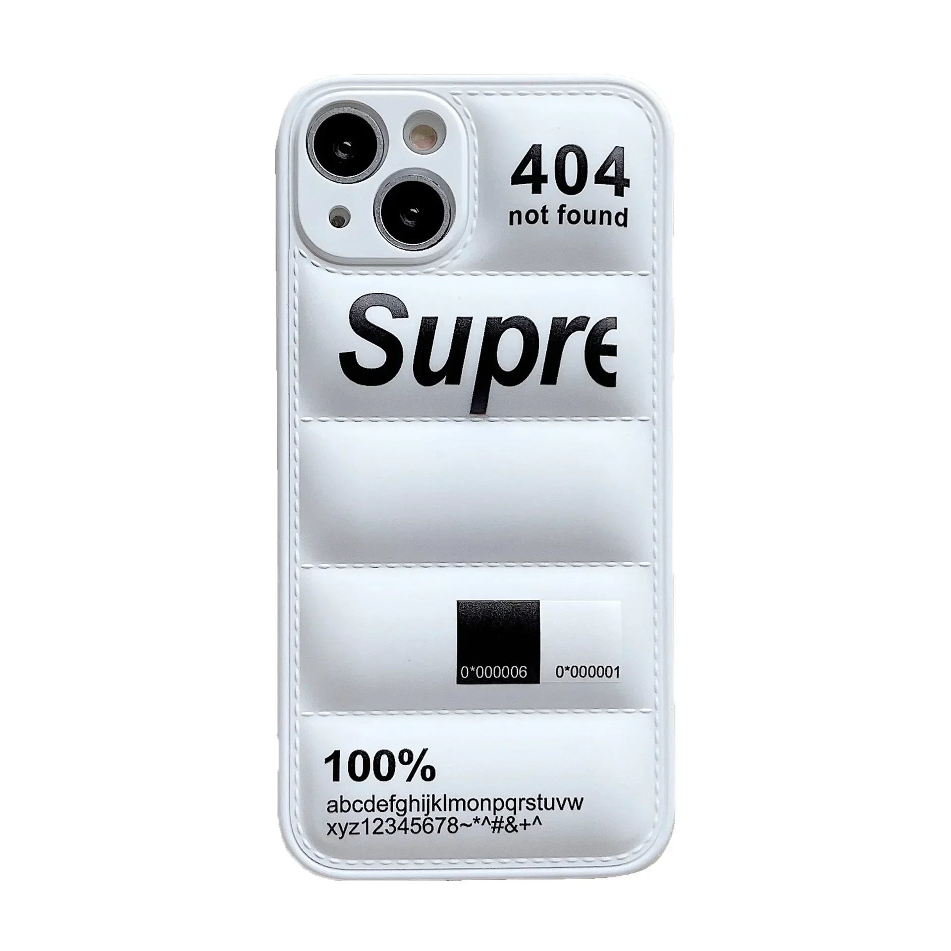 Down Jacket Style Puffer Phone Case