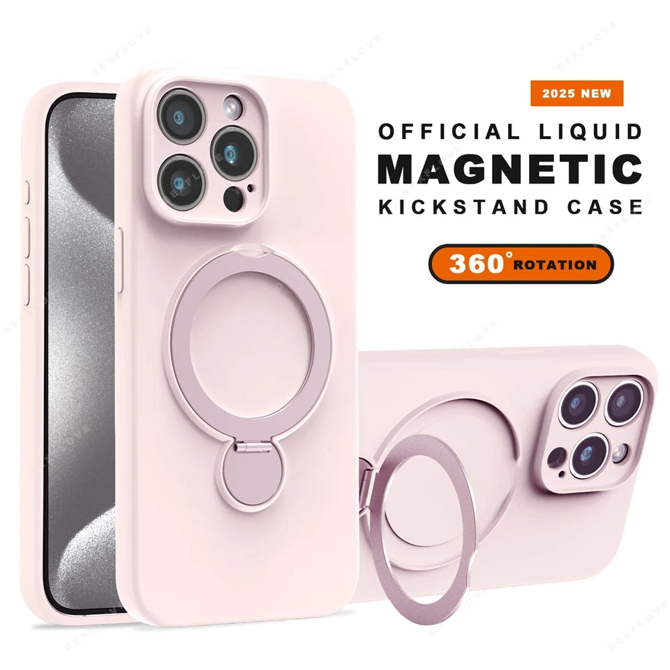 Magsafe Silicone Stand iPhone Case