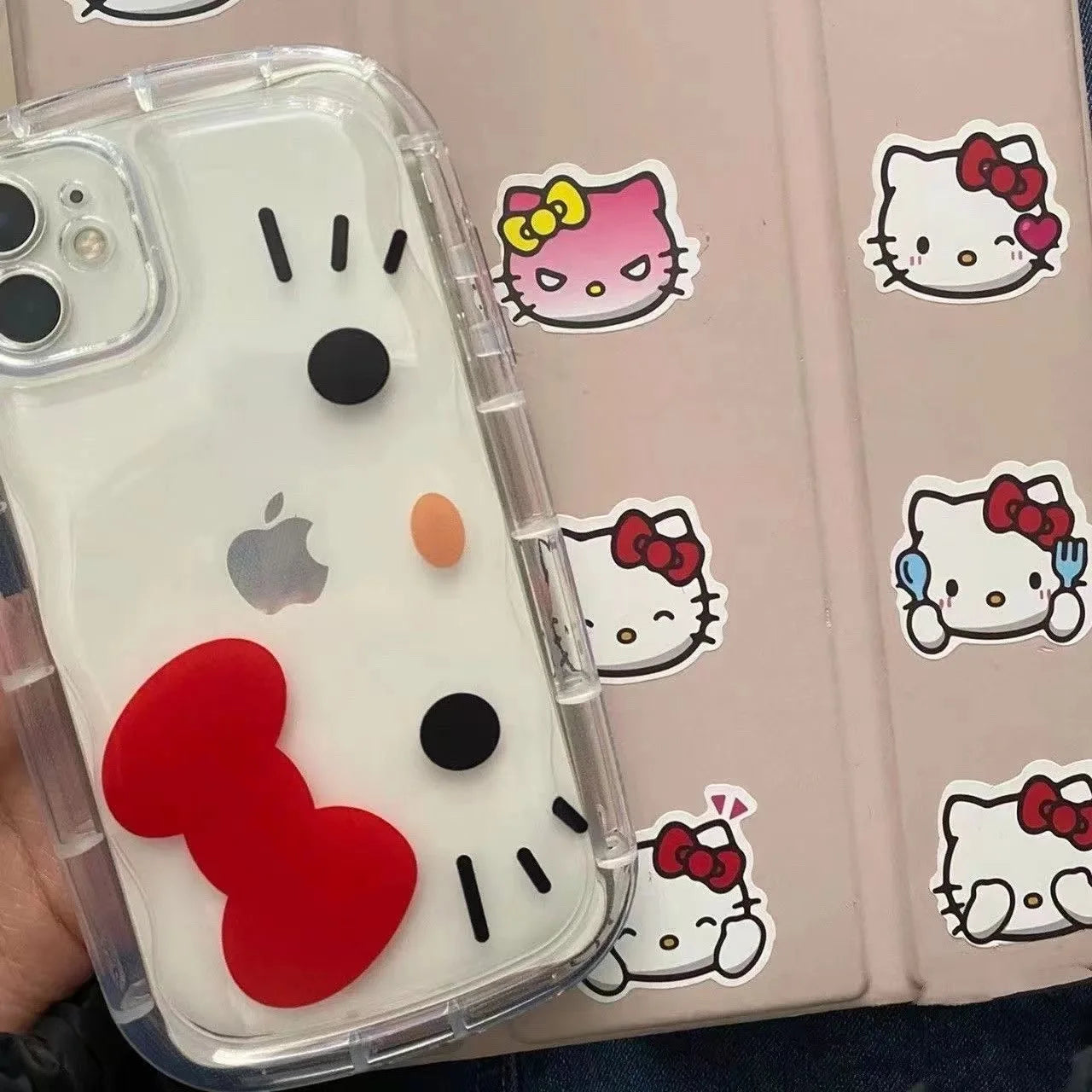 Hello Kitty Red Bow Strap Phone Case