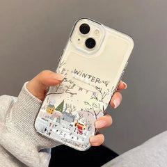 Merry Christmas Snow Phone Case for iPhone