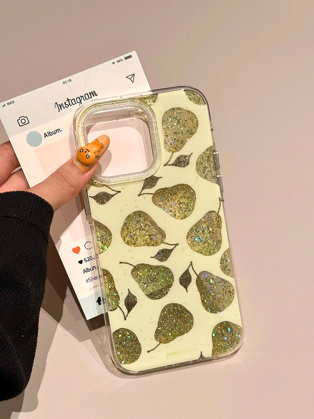 Fruit Glitter Phone Case