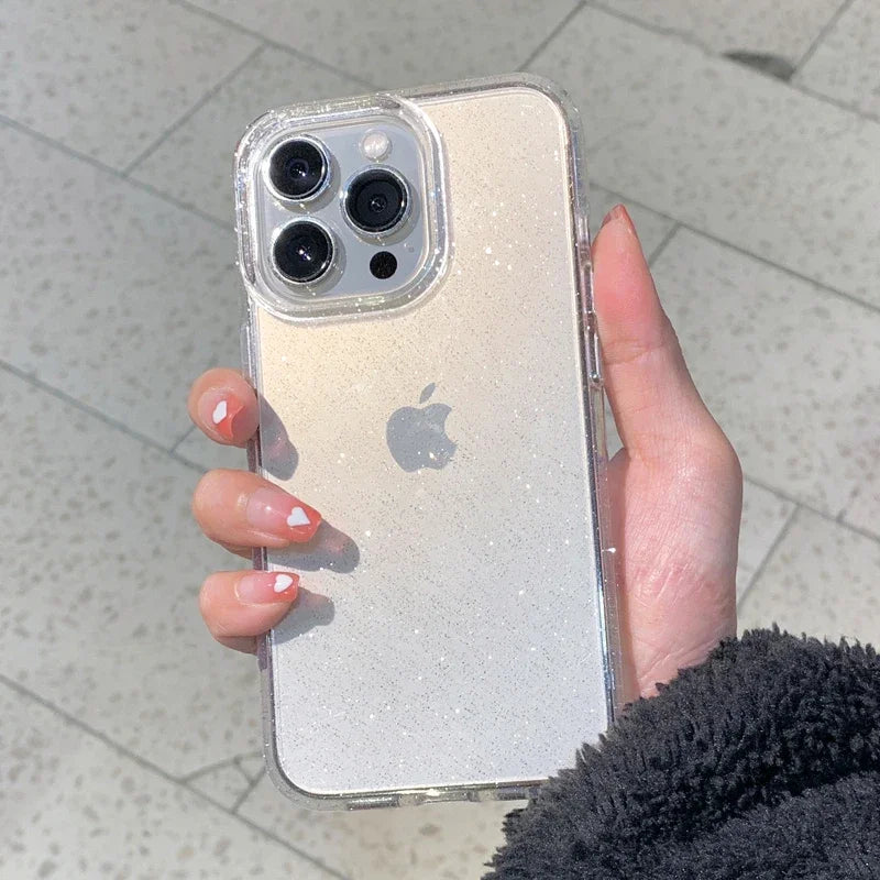 Glitter Bumper Clear Case for iPhone
