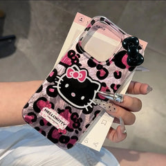 Pink Leopard Hello Kitty Case for iPhone