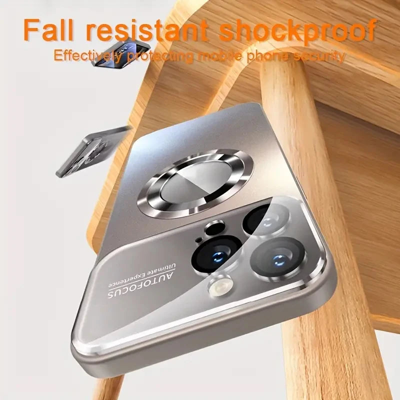 Titanium Magnetic Phone Case for iPhone