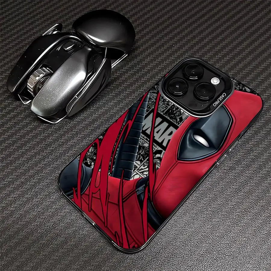 Spider-Man Half Face Soft iPhone Case