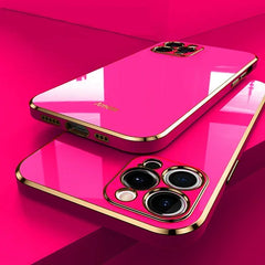 Plating Silicone Case for iPhone