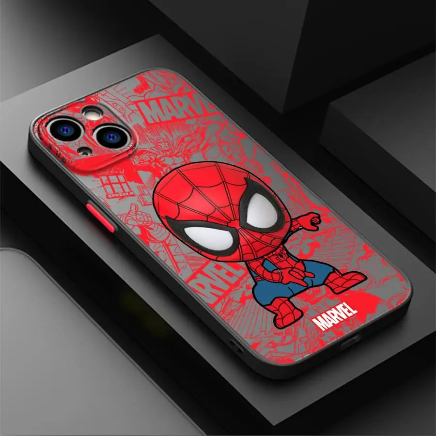 Marvel Spider-Man & Groot Clear Case for iPhone