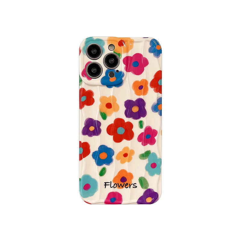 Summer Garden Floral Oil Painting Phone Case