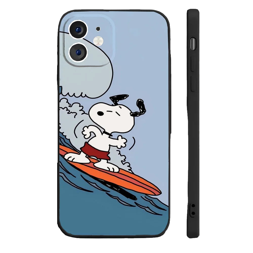 Anime Snoopy Soft Silicone Phone Case