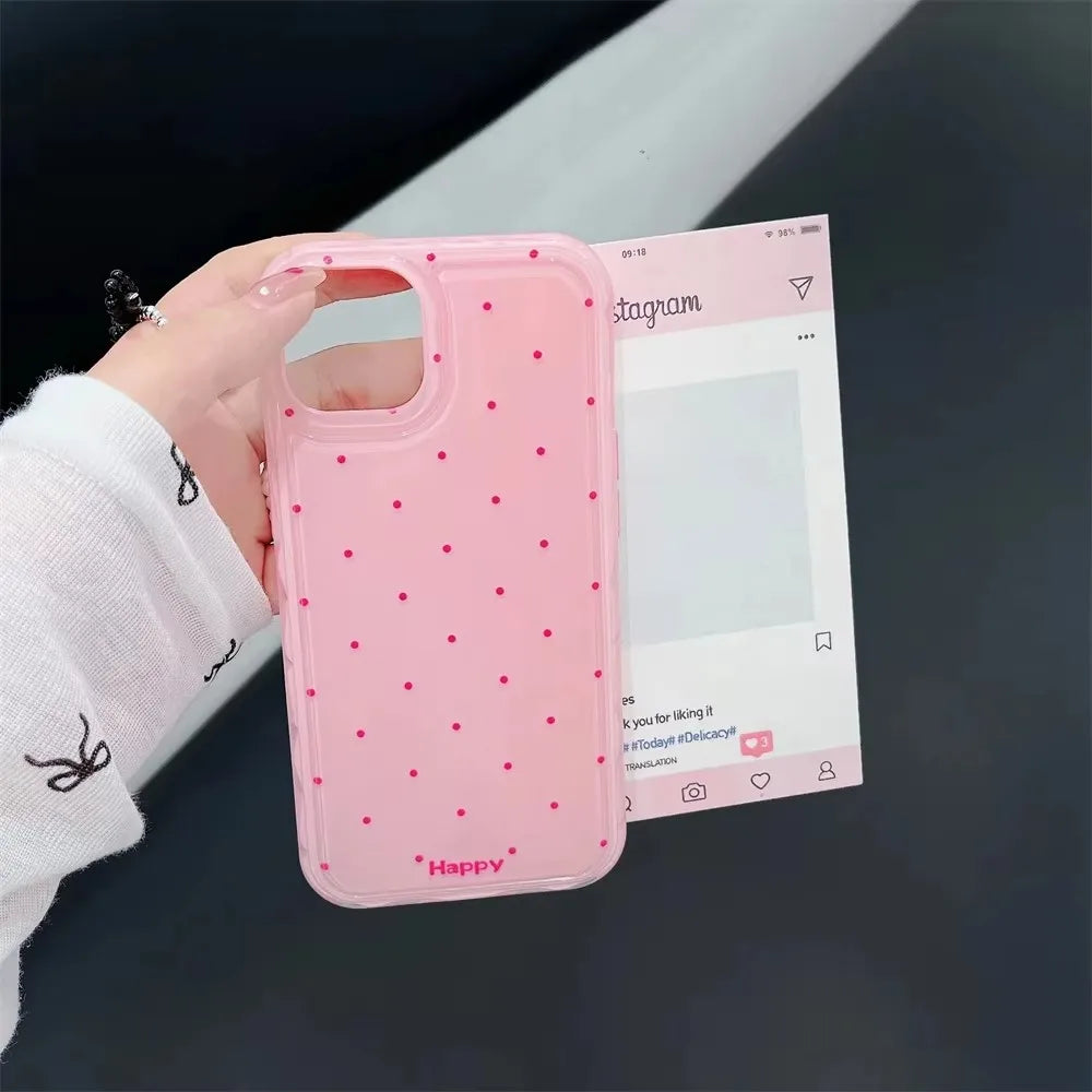 Macaron Polka Dot iPhone Case