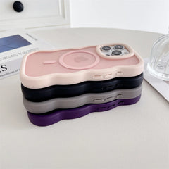 Matte Wave Magnetic Case for iPhone