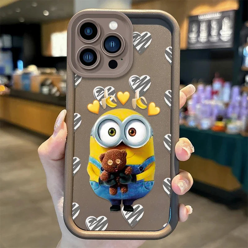 Cute Minions Cartoon iPhone Case