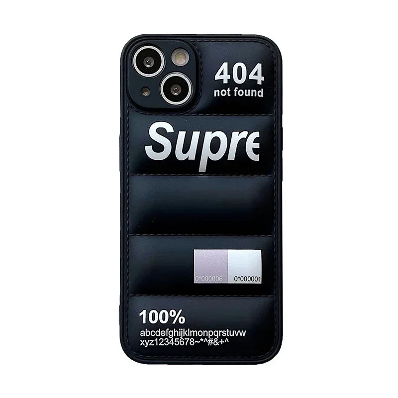 Down Jacket Style Puffer Phone Case