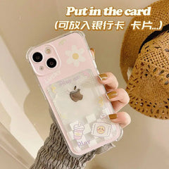 Small Flower Card Holder Phone Case