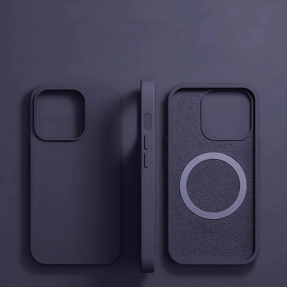 Magsafe Liquid Silicone Magnetic iPhone Case