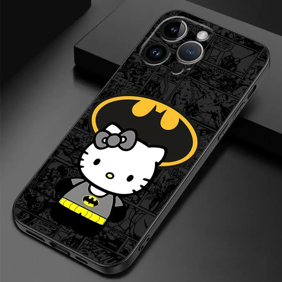 Hello Kitty × Batman iPhone Case