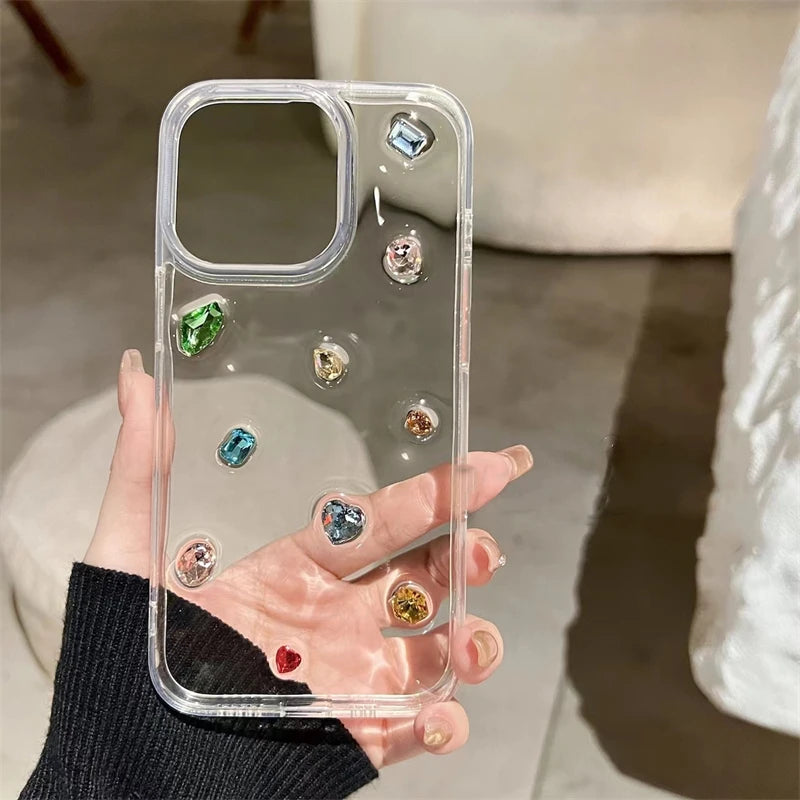 Glossy Diamond Glitter Epoxy Case
