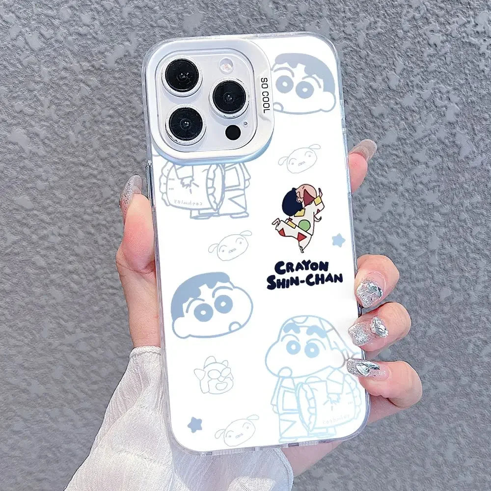 Funny Shin Chan Colorful iPhone Case