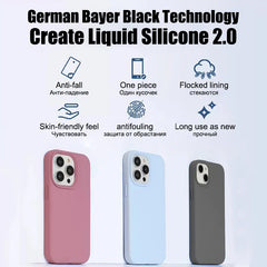 Liquid Silicone Shockproof Case for iPhone