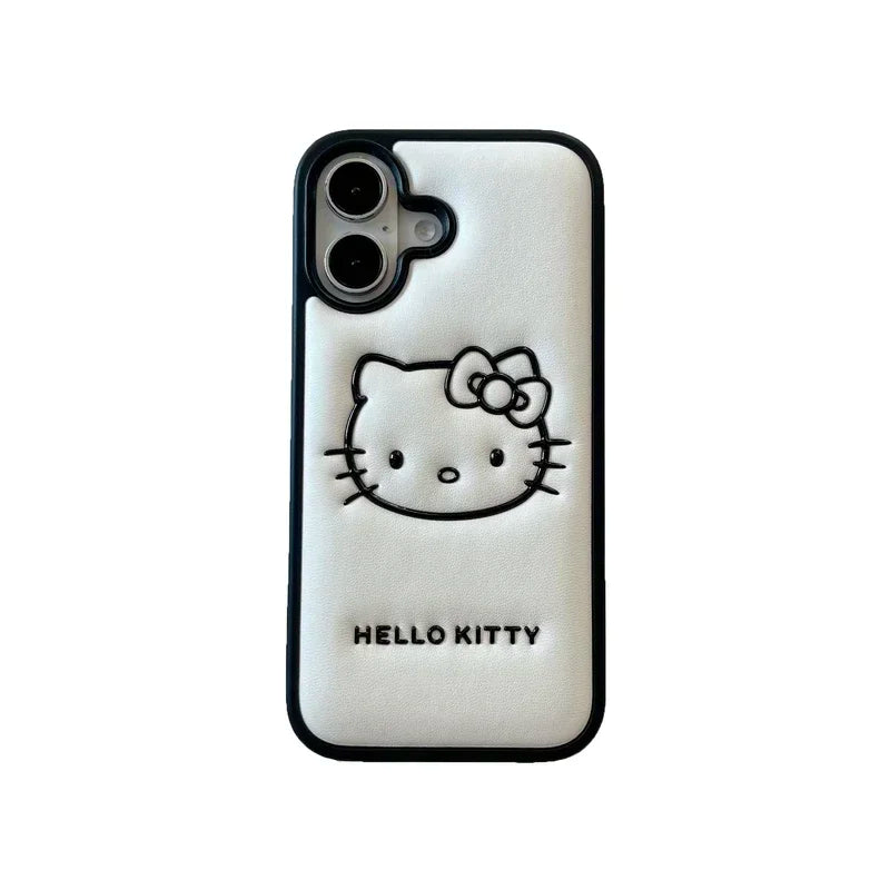 Sanrio Hello Kitty Embossed Leather Phone Case