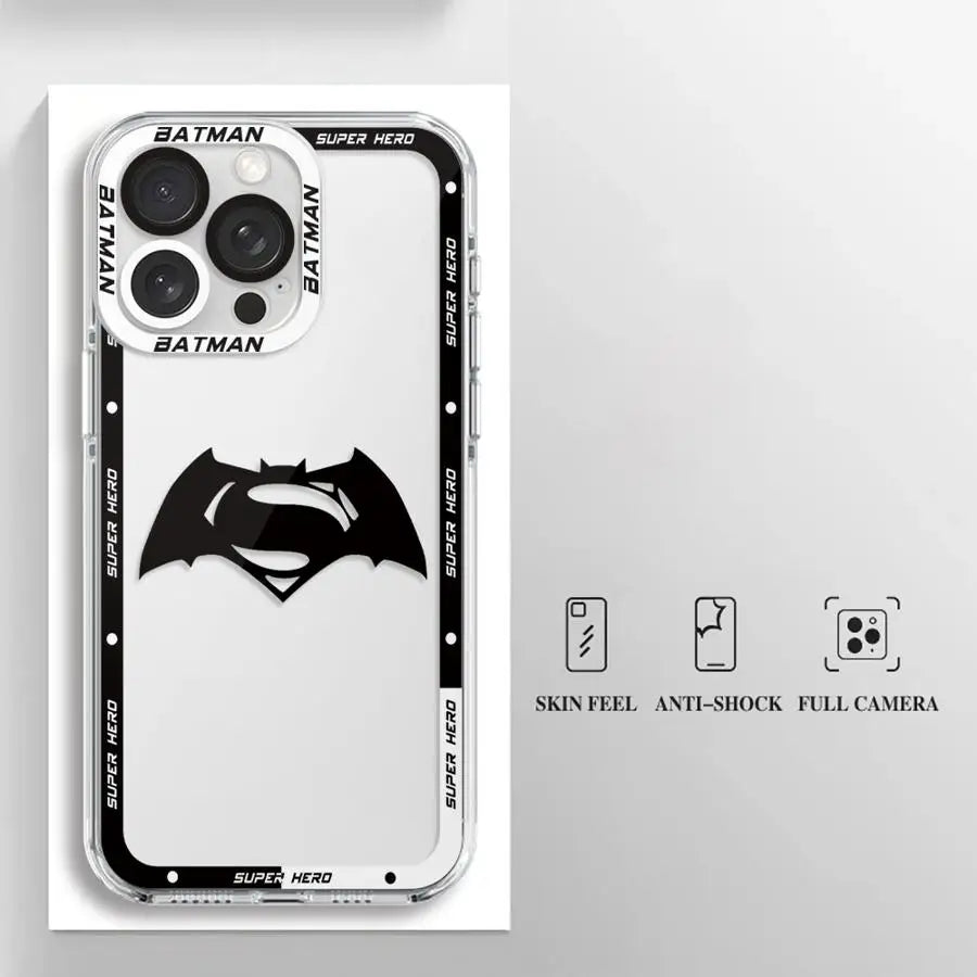 Superhero Cartoon Silicone Phone Case