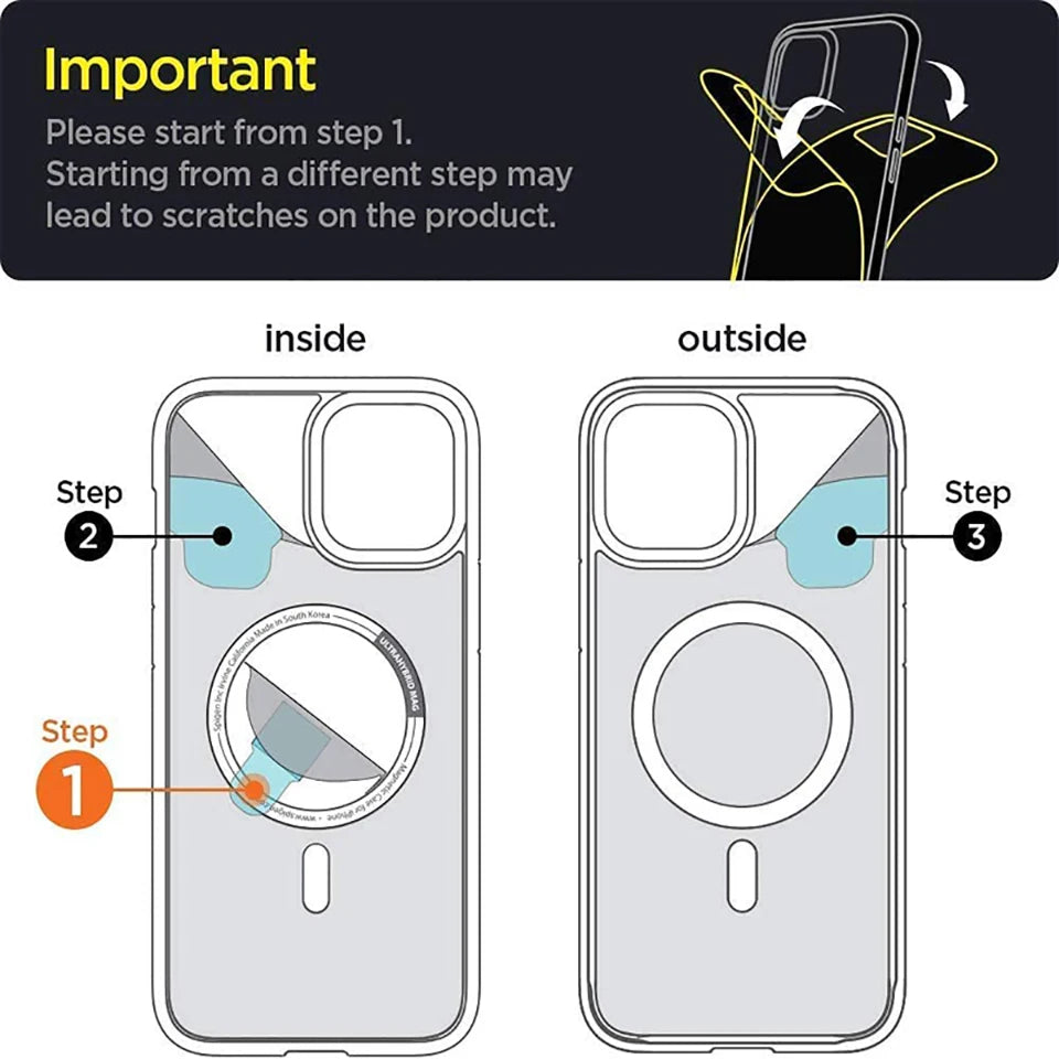 Transparent Magsafe Case for iPhone