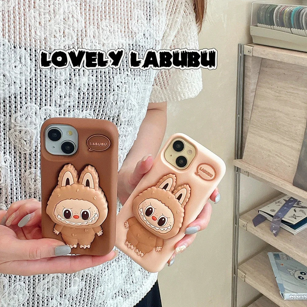 3D Labubu Cartoon Case for iPhone