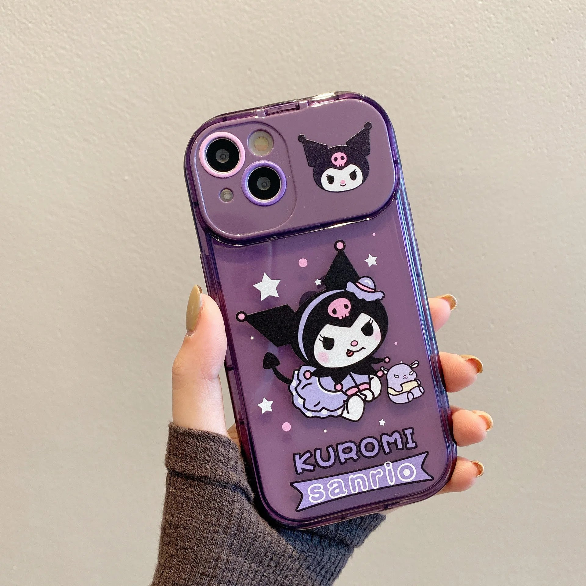 Sanrio Kuromi Flip Mirror iPhone Case
