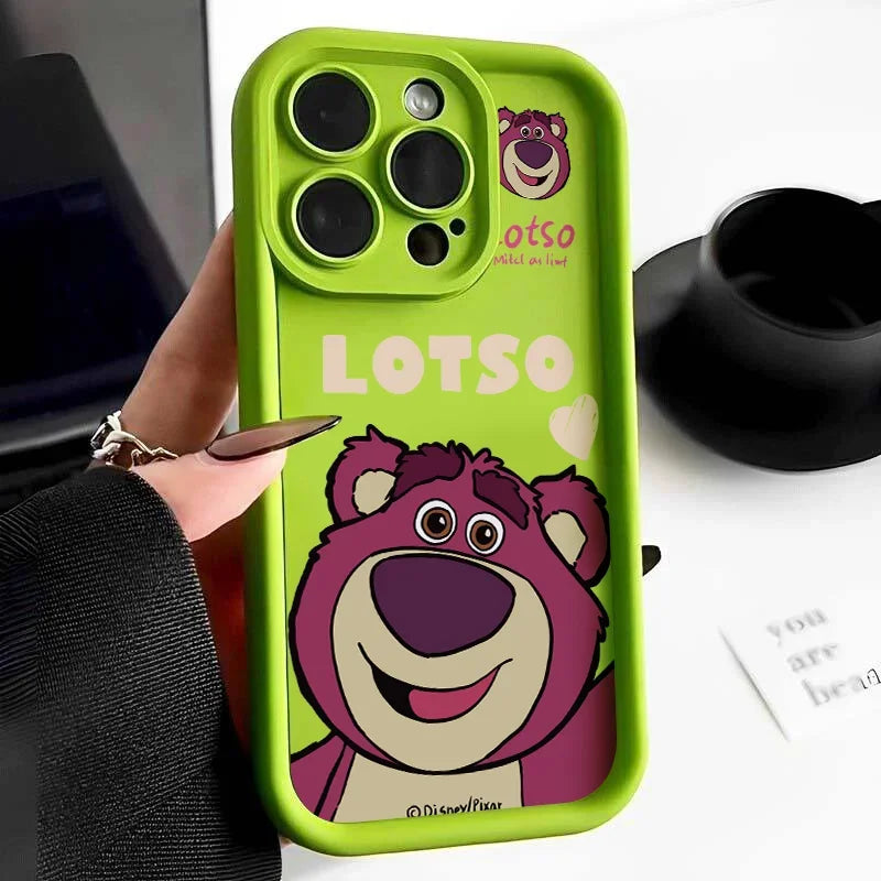 Lotso Pink Bear Clear Phone Case