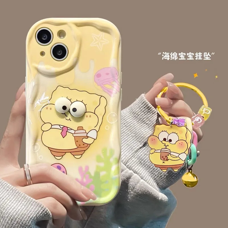 SpongeBob TPU Cartoon Case For iPhone