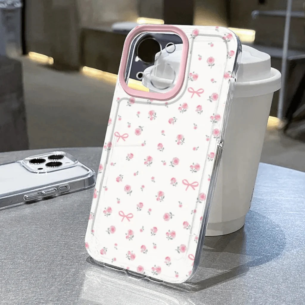 Clear Floral Phone Case