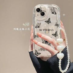 Flower Bracelet Wrist Chain Phone Case for iPhone