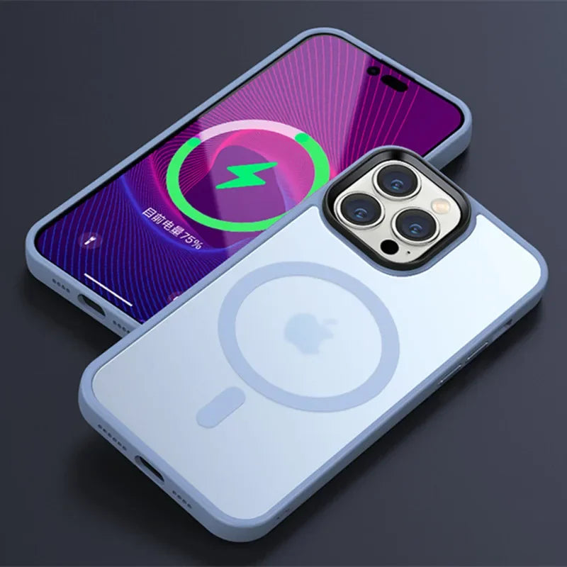 Magnetic Matte Magsafe Case for iPhone