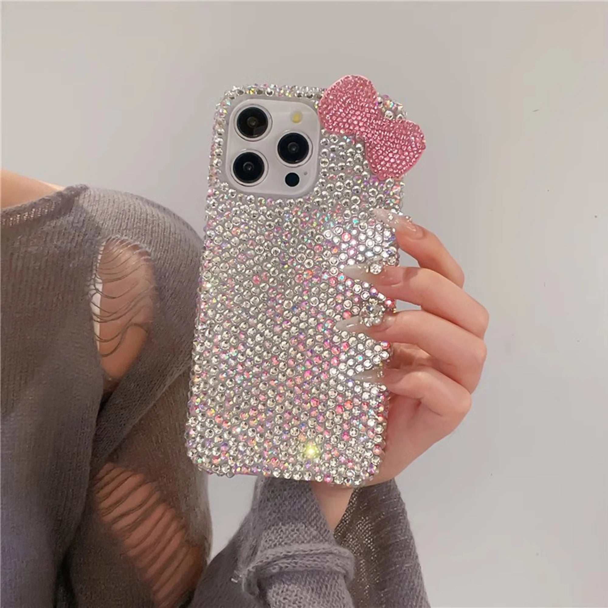 Diamond Bow Case for iPhone