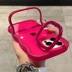 Wave Clear Case with Stand for iPhone