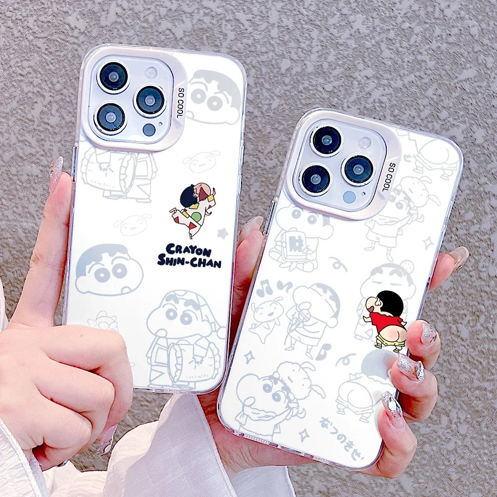 Funny Shin Chan Colorful iPhone Case