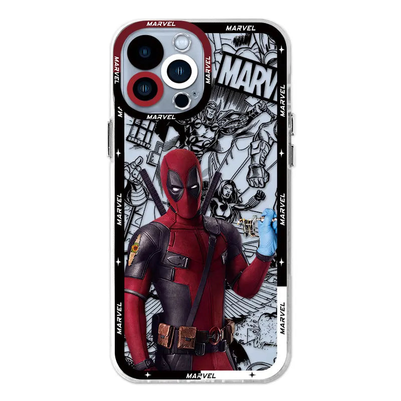Marvel Deadpool Clear Bumper iPhone Case