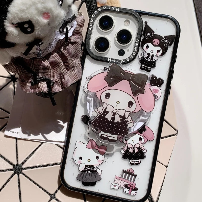 Hello Kitty Kuromi Cinnamoroll Magnetic Phone Case for iPhone