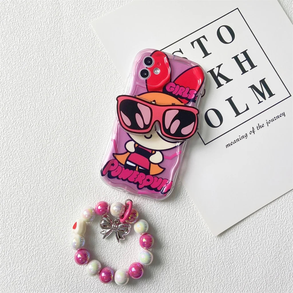 Powerpuff Girls Case with Sunglasses Holder for iPhone